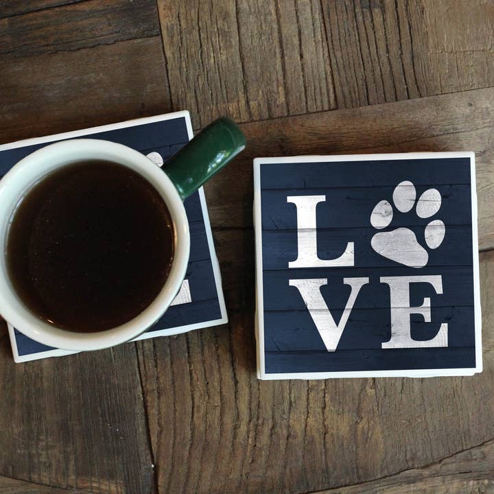Dog Paw Coaster for wholesale by Melody Press Co.