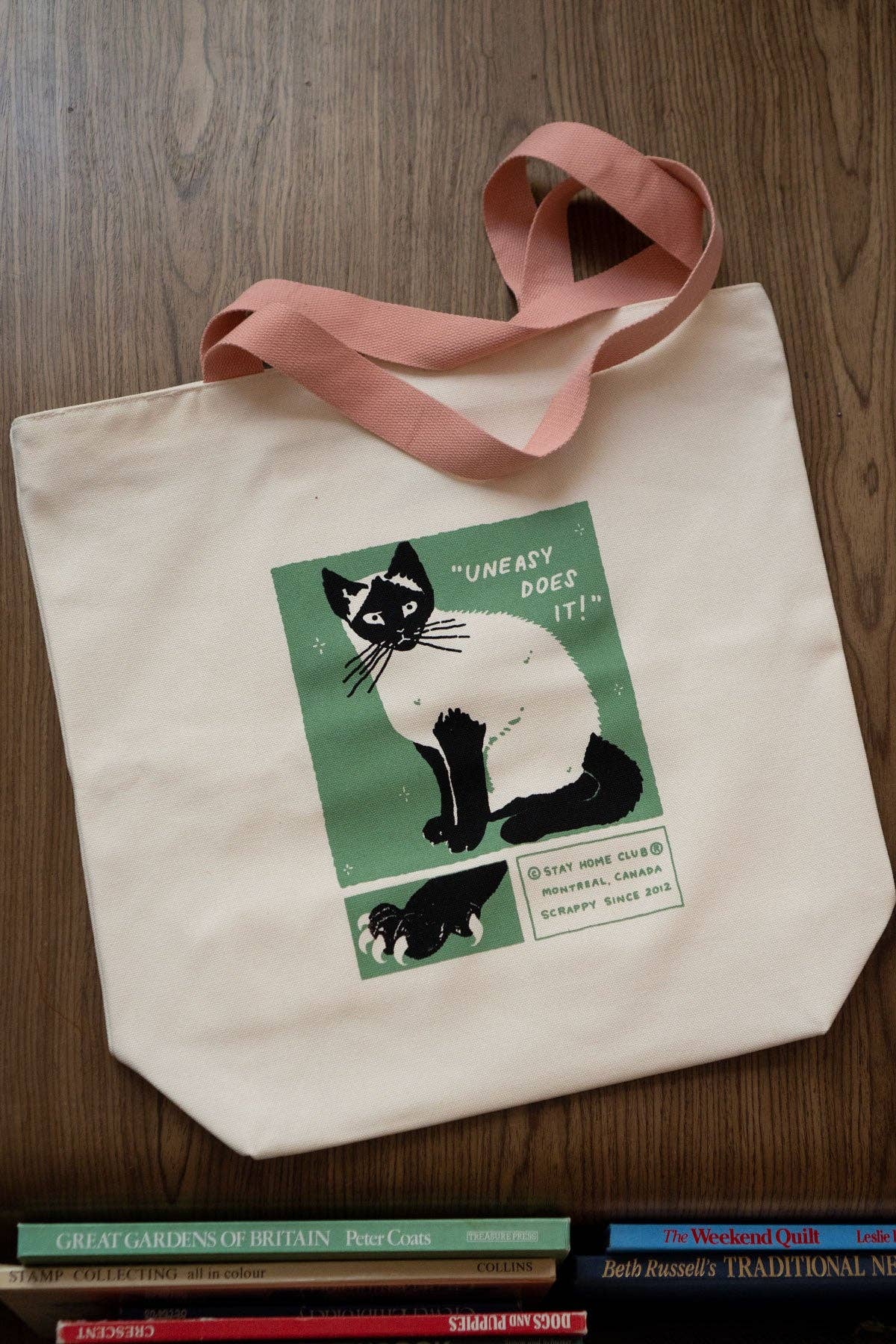 Natural Bubblegum Uneasy Does It Big Zip Tote for wholesale on Faire