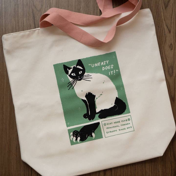 Uneasy Does It Big Zip Tote and other Purchase Wholesale canvas water bag. Free Returns & Net 60 Terms on Faire trending on Faire.