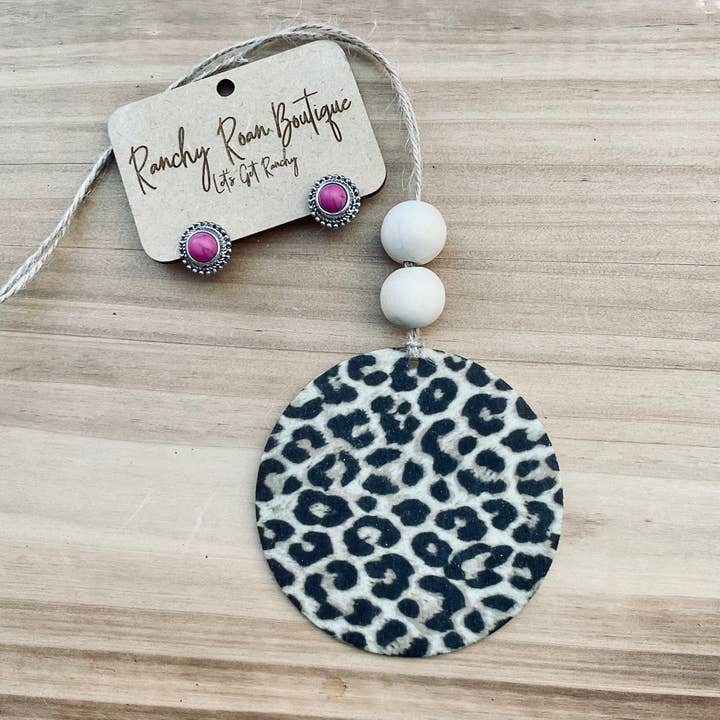 Leopard Freshie for wholesale by Ranchy Roan Boutique