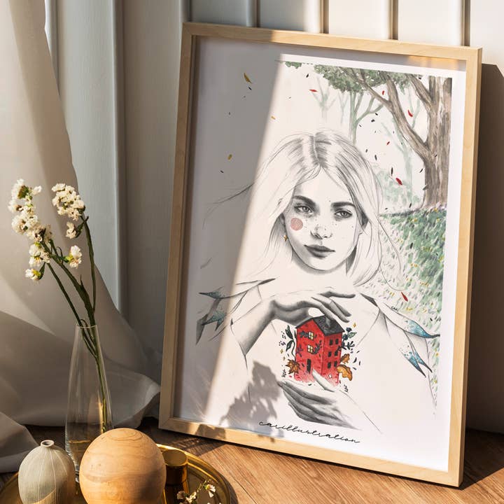 Carillustration - Wholesale Art Print - Protect Your Inner Home Art Print1