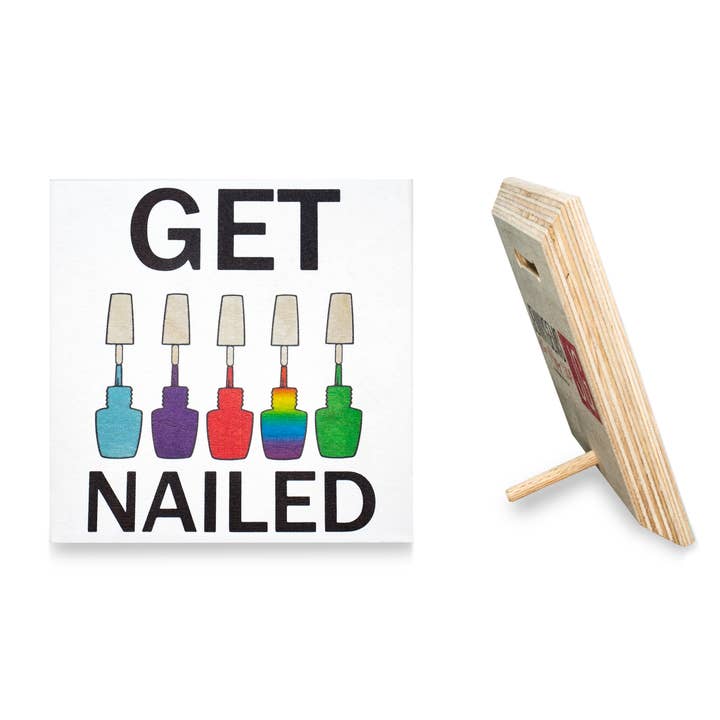 JennyGems - Wholesale Desk/Tabletop Sign - Funny Nail Salon White Decor, Manicurist Gifts6