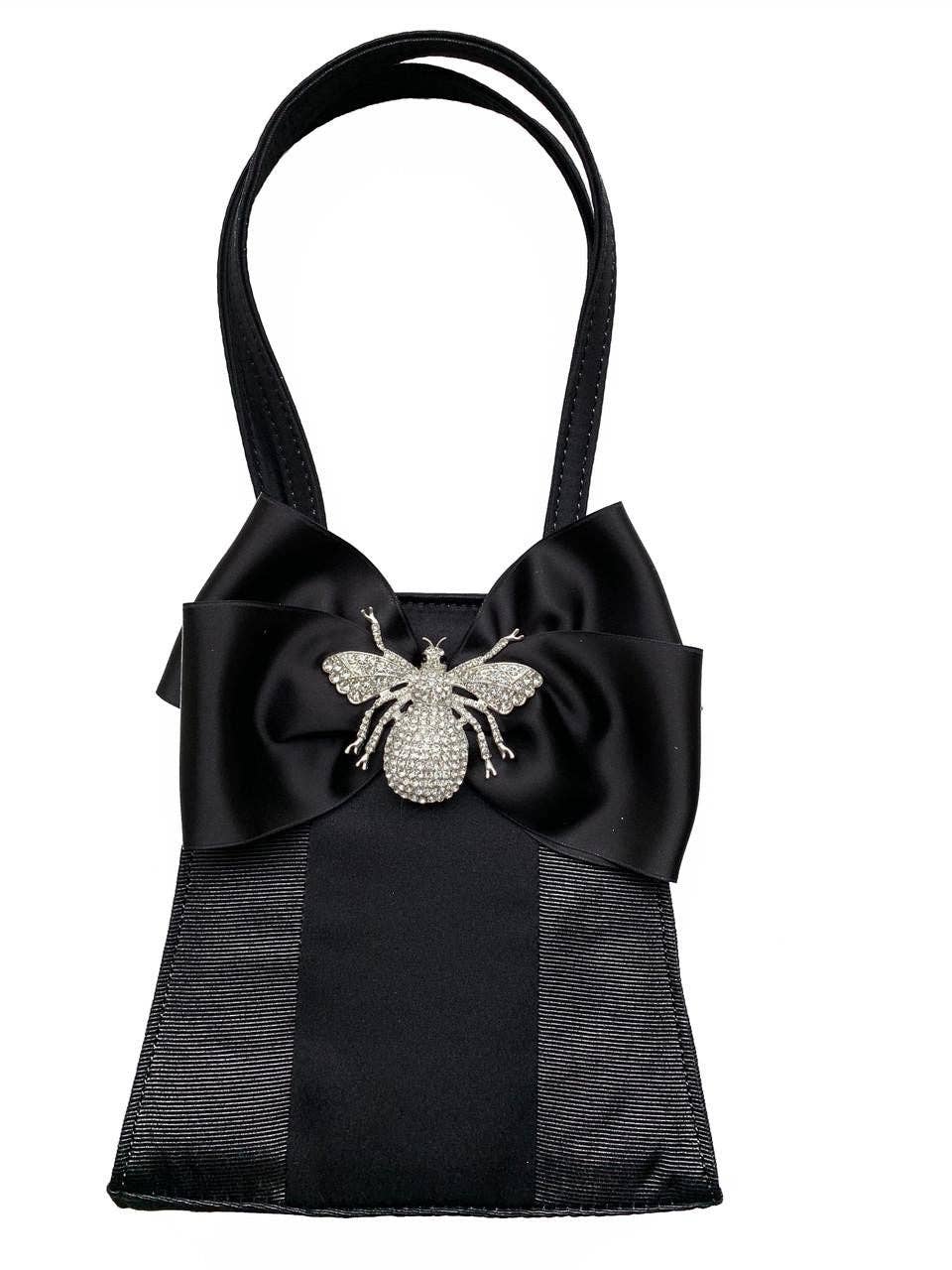 Lisi Lerch - Wholesale Crossbody Bag - Women's - Jackie - Satin Bow & Rhinestone Adornment1