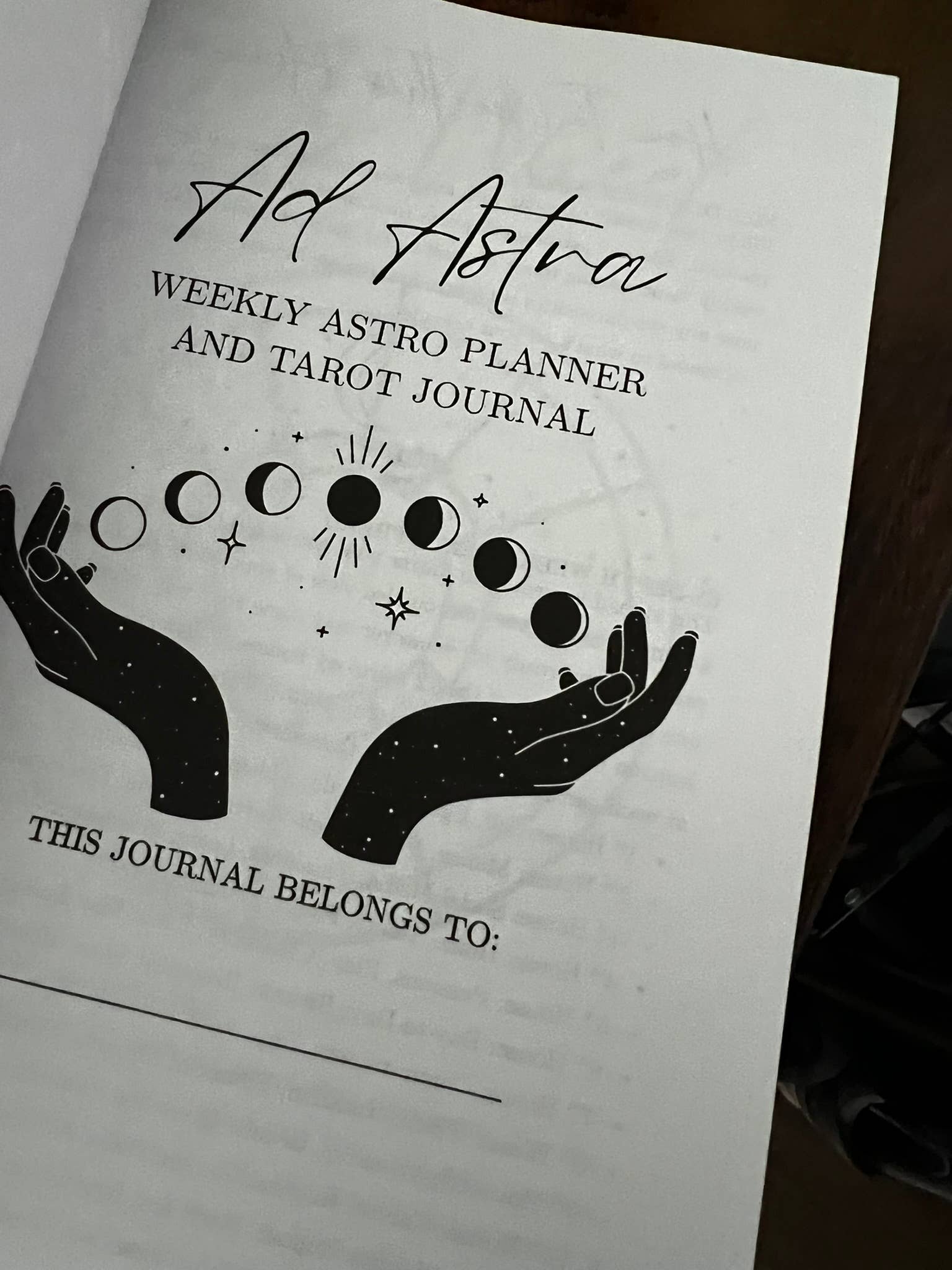 Leah Jones Marcus - Wholesale Planner - Ad Astra: Undated Weekly Astro Planner & Tarot Journal2