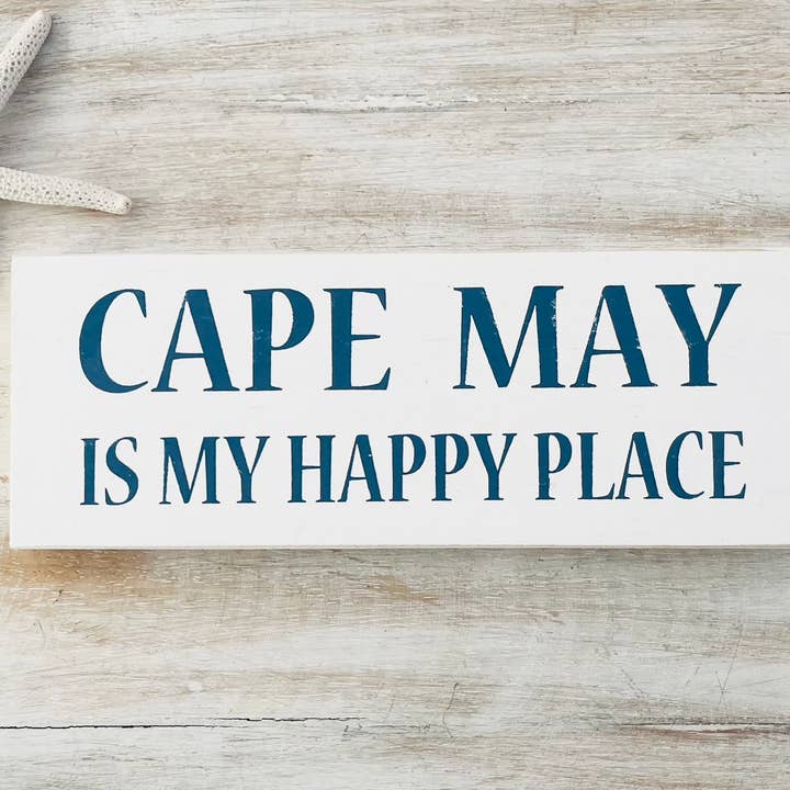 Custom Town Sign - Happy Place Wood Sign for wholesale by Carlson's Custom Signs