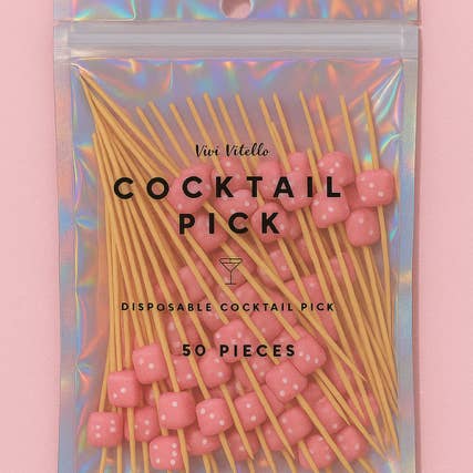 Rul terningerne cocktailpinde, sæt med 50 for engroshandel hos ViVi Vitello