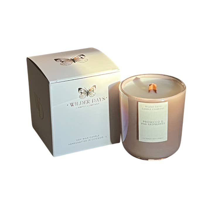 Wilder Days Candle Company - Wholesale Votive Candle - Tobacco Blossom & White Santal — 2.5 oz Mini Soy Candle2