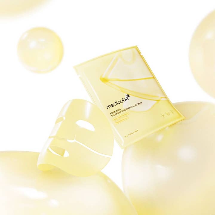 Kosmic - Kbeauty Skincare – wholesale Ansiktsmasker – Medicube ljusgörande gelmask med kojic-syra och gurkmeja2