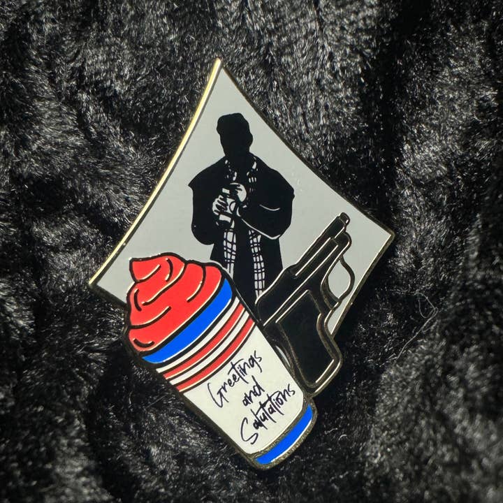 JD Villain Hard Enamel Pin for wholesale by Skaro Crafts