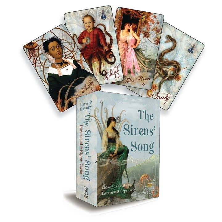 Red Wheel/Weiser LLC - Wholesale Tarot Cards - The Sirens’ Song: 40 Lenormand Cards, 38 Kipper Crds & 144Bk9