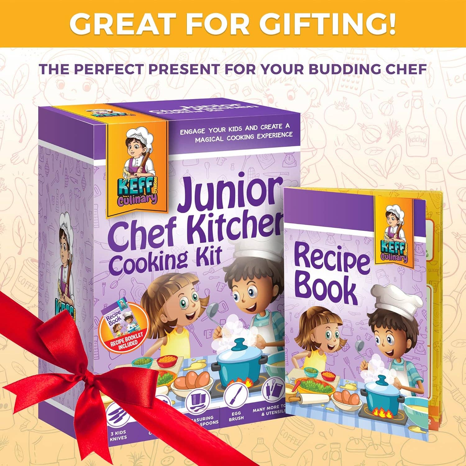 Keff Creations - Vendita all'ingrosso Set di giocattoli - Bambini - Set da cucina e pasticceria per bambini, 20 pezzi per ragazze e ragazzi6