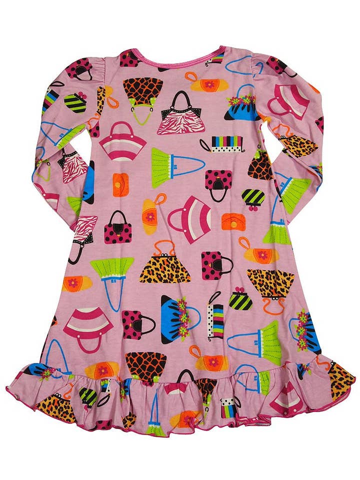Eastern Off Price - Wholesale Nightdress - Kids - Sara's Prints Toddler Girls Long Sleeve Gown Multi Prints Ru18