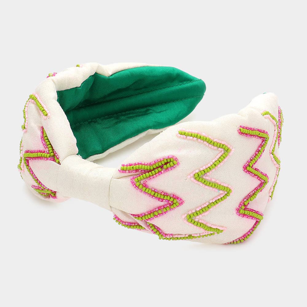 Sensibling Corp. - Wholesale Fashion Headband - Women's - Zigzag Chevron Patterned Headband2