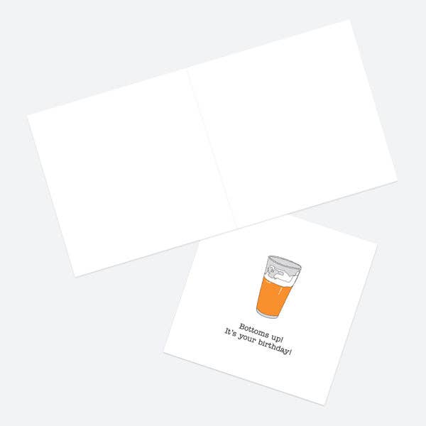 Dotty About Paper – wholesale Birthday card – Birthday Cards For Him & For Her - Mixed Flowers & Typography - Pack of 62