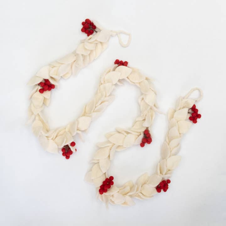 The Winding Road - Wholesale Bunting/Garland - Garland - White Mistletoe - Christmas Decor3