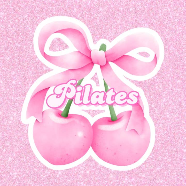 Girly Fitness & Pilates Waterdichte Stickers voor wholesale door Brickhouse Babe LLC