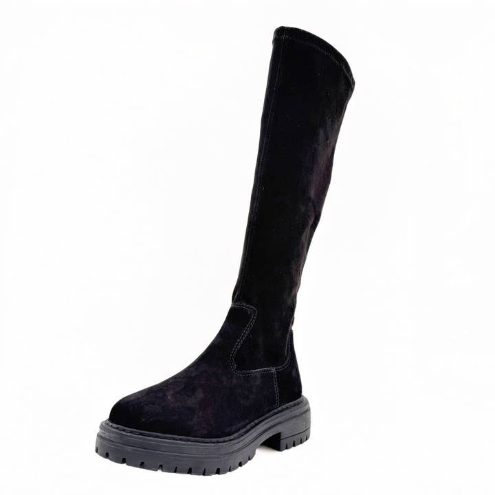 Fiona Chunky Leather Tall Holiday Boots for wholesale by Chelsea Crew