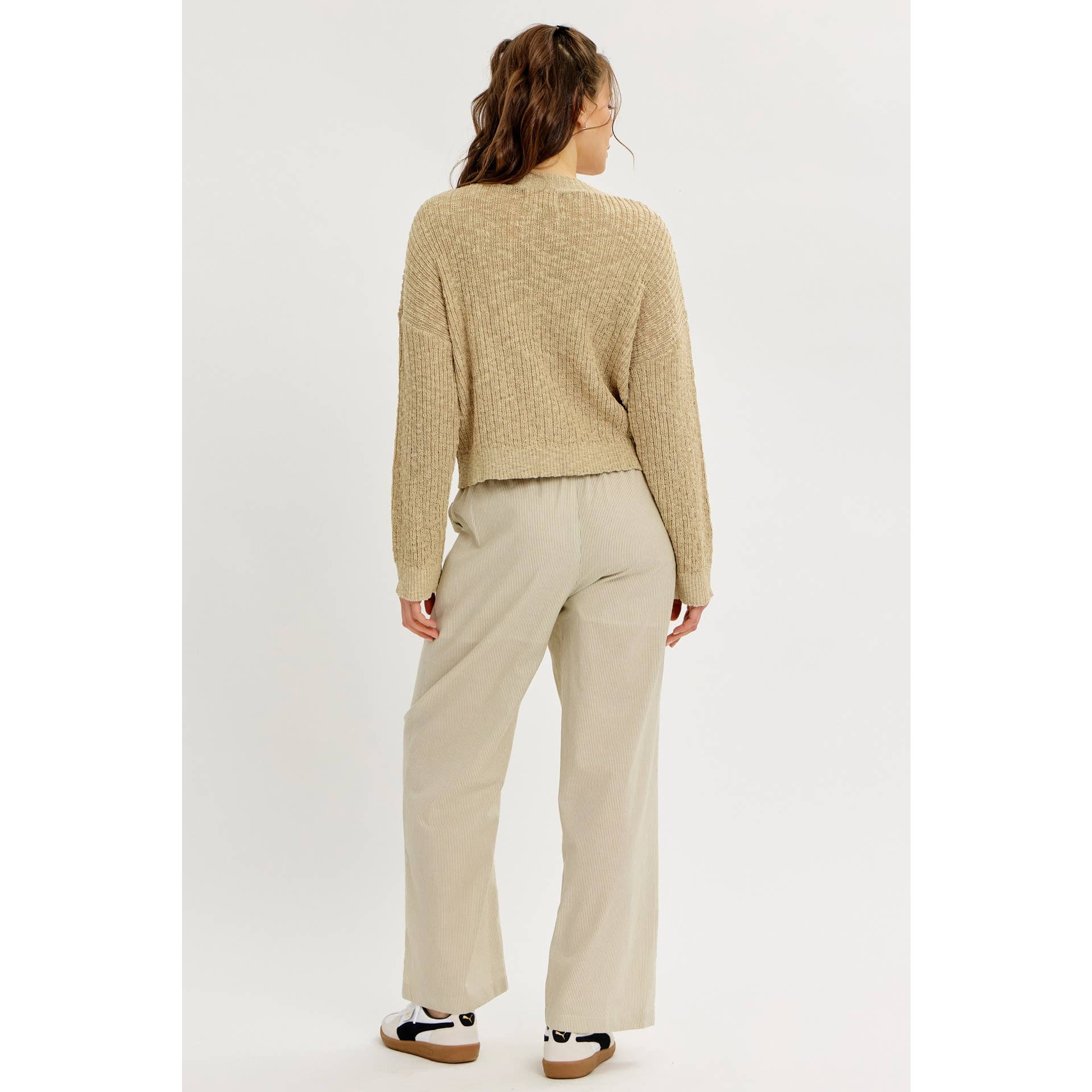 idem ditto – Engroshandel Cardigan - Dame – Ubesværet cool løs sweater-cardigan med lommer19