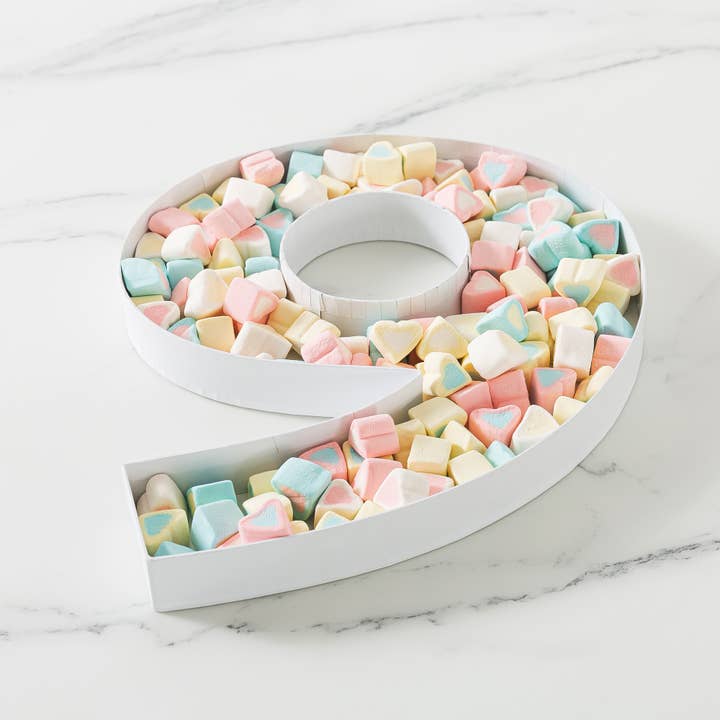 Soul & Lane - Wholesale Decorative Tray - Fillable Cardboard Numbers - Charcuterie Board Boxes (0-9)11