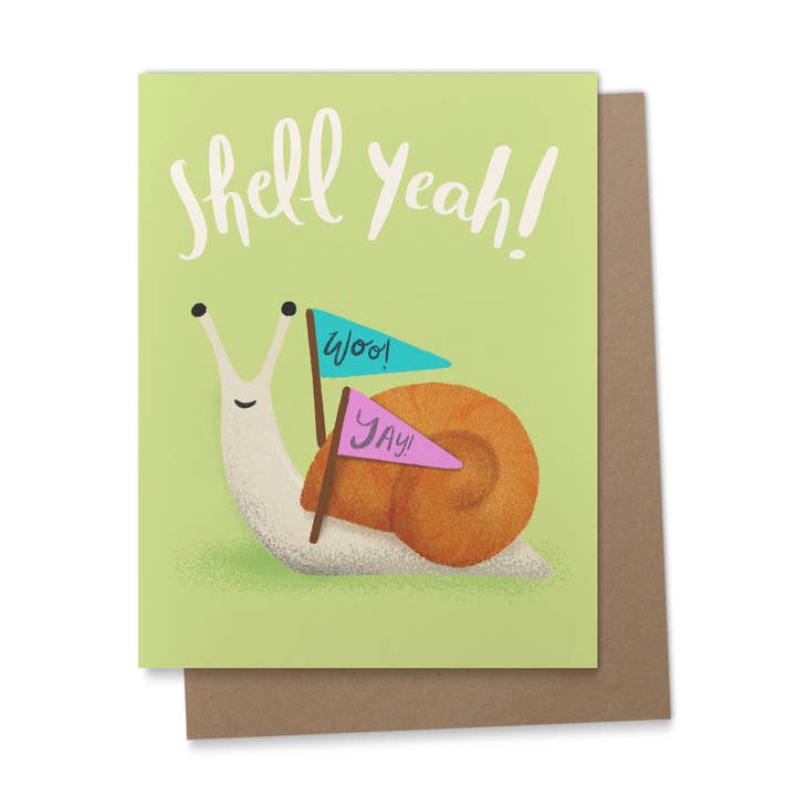 Shell Ja Lykønskningskort for engroshandel hos Ana Peake