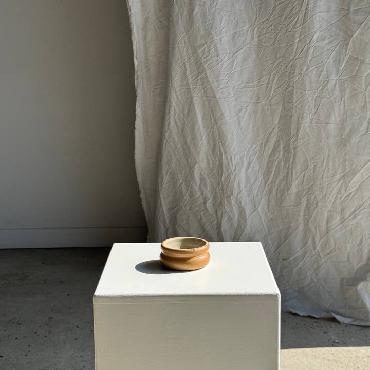 Office Objets - Wholesale Decorative Plate/Dish/Bowl - Large stoneware salt cellar made in France D8.516