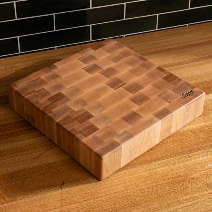 Laurel Mercantile - Wholesale Cutting Board - Maple End Grain Square Butcher Block9