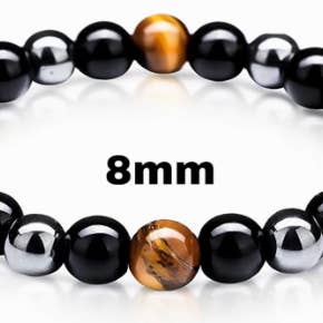GlassWing Organics – wholesale Pärlarmband – Trippel skydd kristall armband