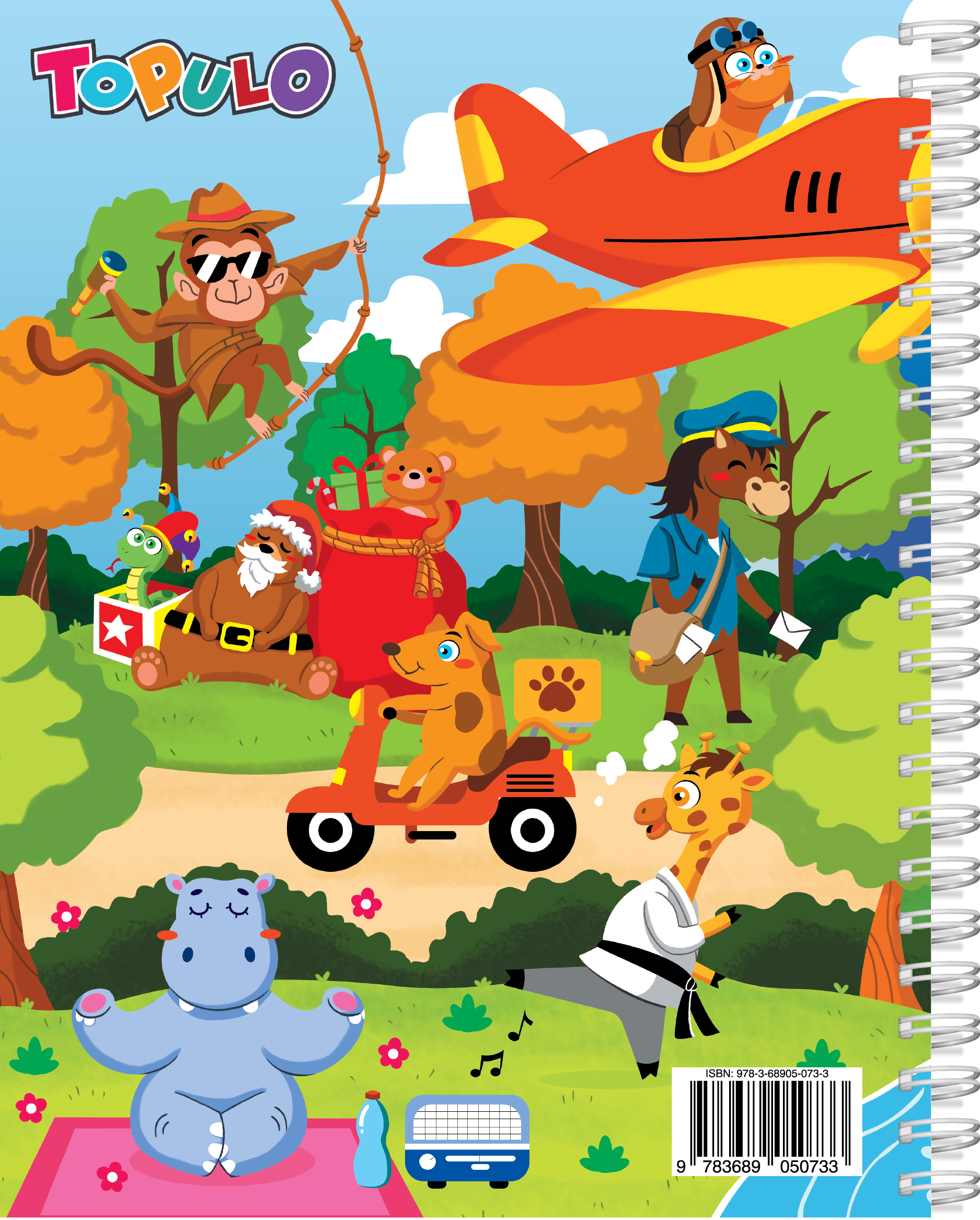 Topulo - Wholesale Coloring & Activity Book - Kids & Baby - Funny Animals Coloring Book4