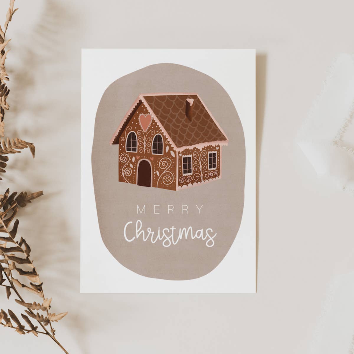 Tilda&Theo - Wholesale Christmas Card - Christmas card - gingerbread house