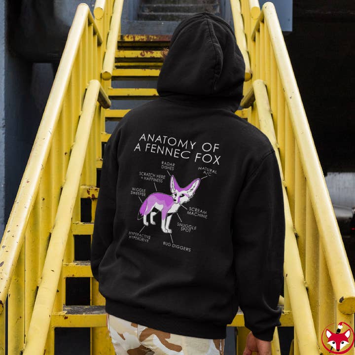 Fennec Pink - Kapuzenpulli für den Großhandel von Artworktee