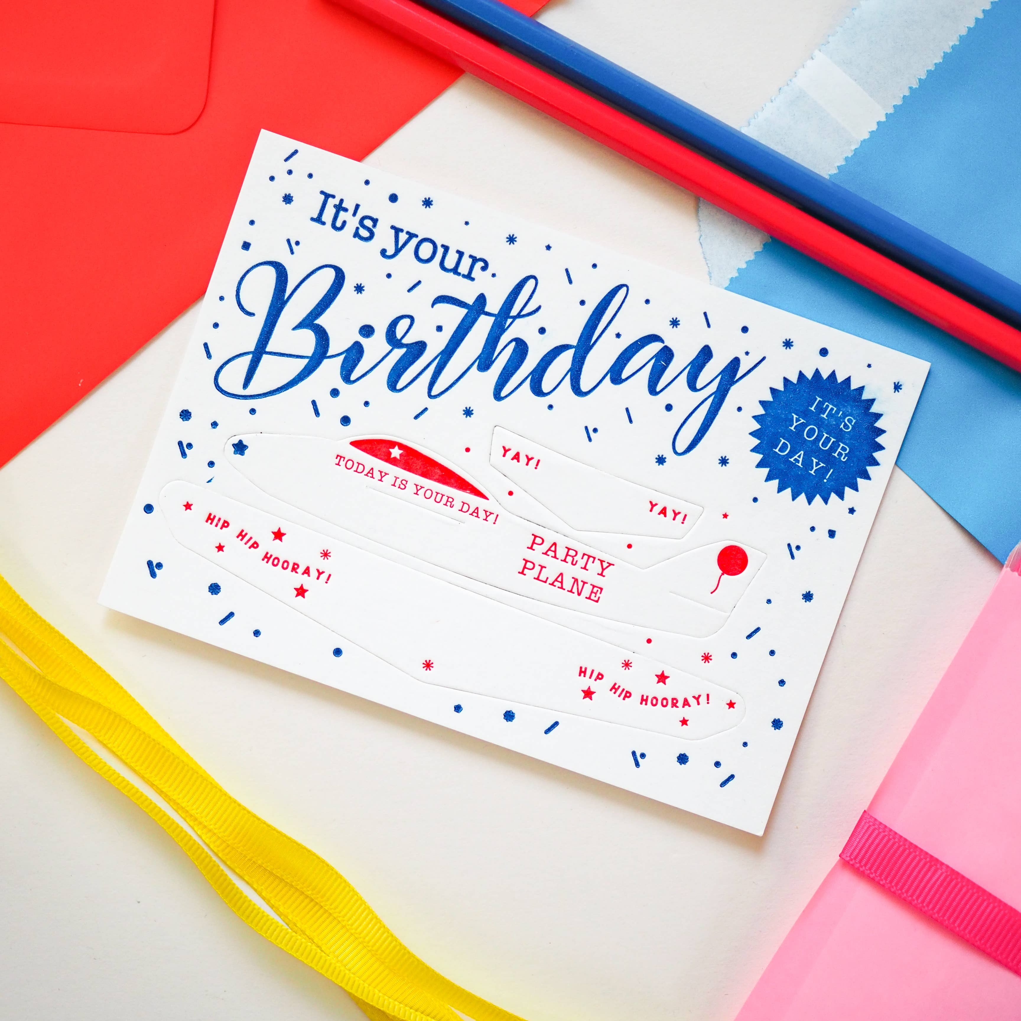 soch and co - Wholesale Birthday Card - Birthday plane card1