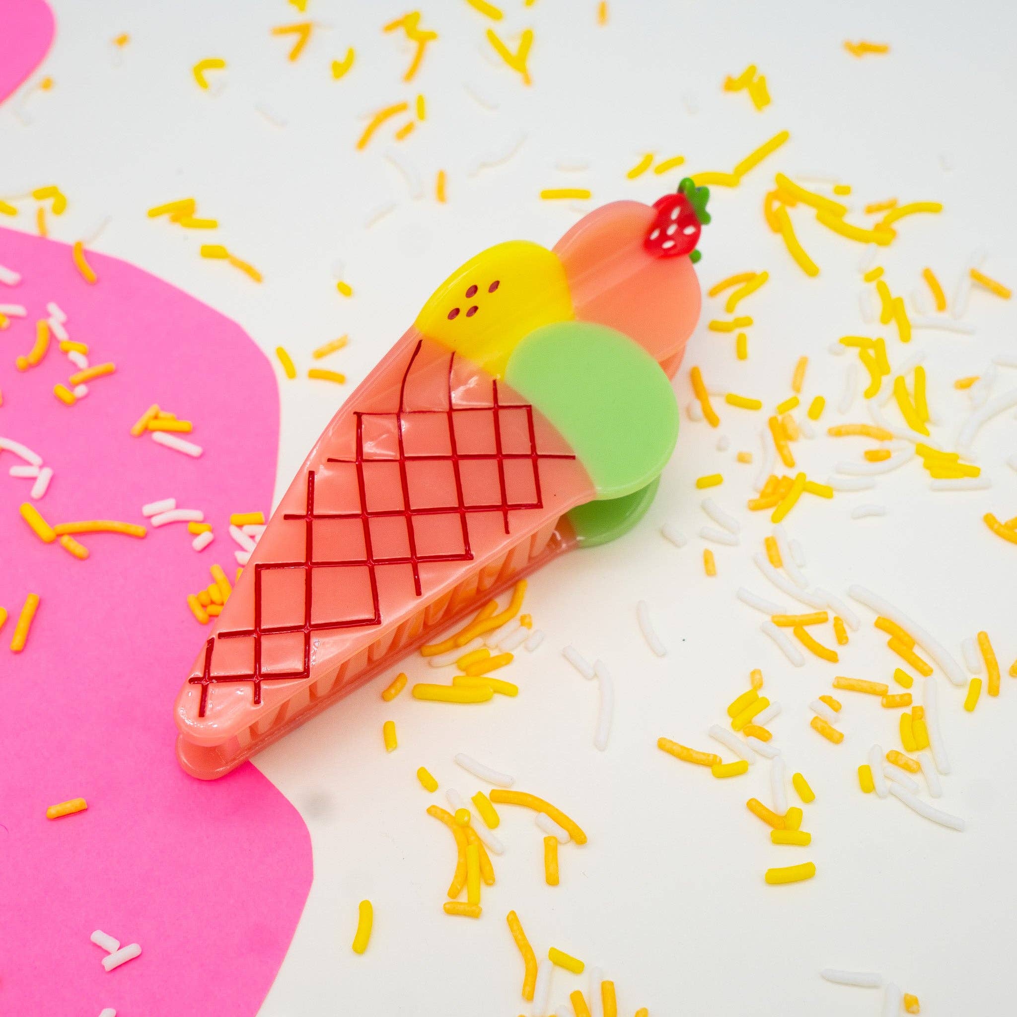 Khromophilia - Wholesale Hair Clip - Women's - Ice Cream Cone Bun Holder1