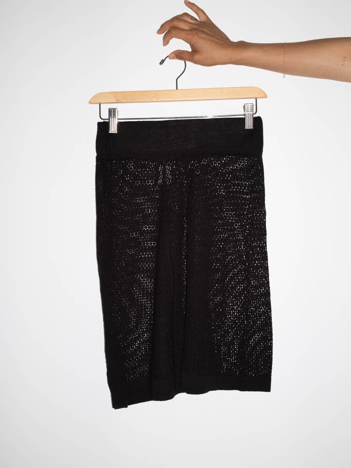 John Knit Short in Black for wholesale by et Tigre