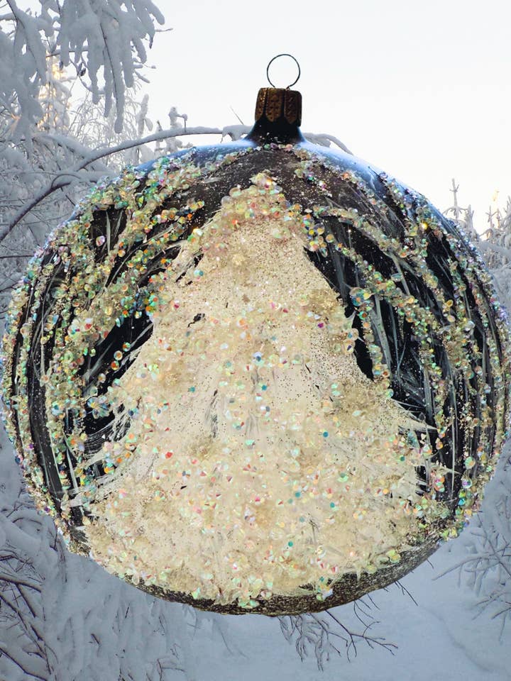 6" - ENCHANTED WINTER TREE ORNAMENT for wholesale by Natalie Sarabella LLC