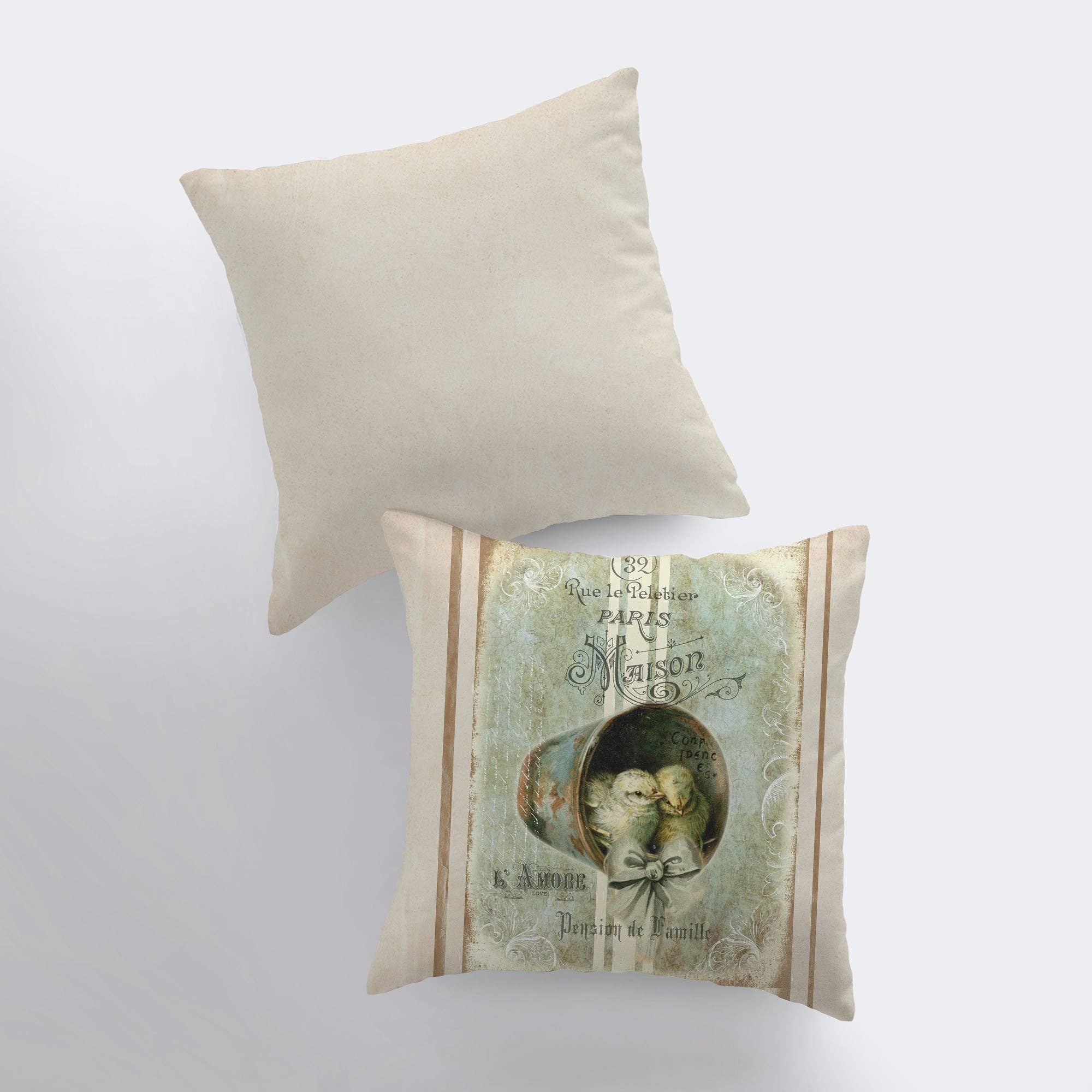 UniikPillows - Wholesale Throw/Decorative Pillow - Baby Chicks | Farmhouse Decor | Home Décor | Farm House Decor | Decorative Bird Pillows | Animal Print Decorative Pillow | Pillow | Gift3