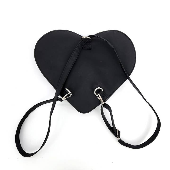COMECO INC - Wholesale Backpack - Women's - Glow in the Dark Heart Shape Frank with Bride Backpack