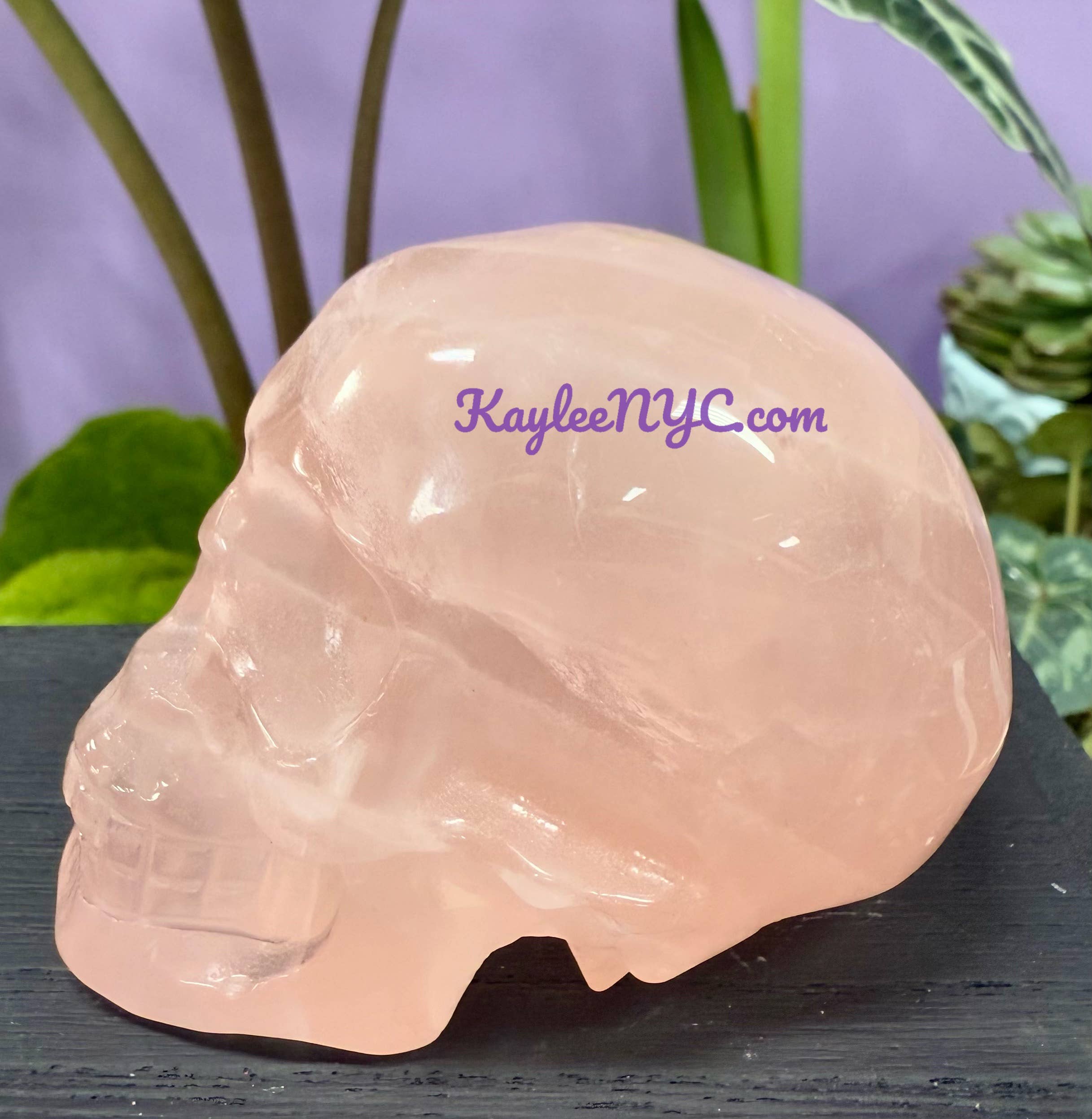 KayleeNYC - Wholesale Crystal Grid - Natural Rose Quartz Skull Crystal Healing6