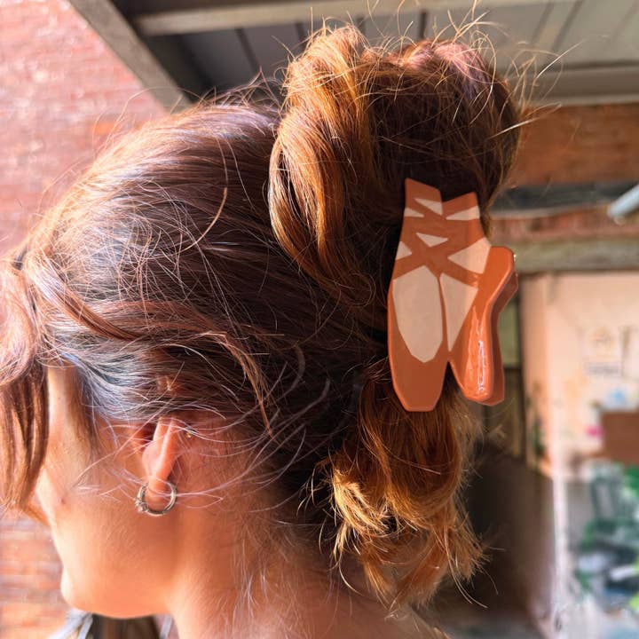 Rainbow Unicorn Birthday Surprise - Wholesale Hair Clip - Women's - Ballet Slipper Hair Claw Clip – Pink Dance-Inspired Accessory with Ribbon Ties for Ballerina Aesthetic & Elegant Hairstyles4