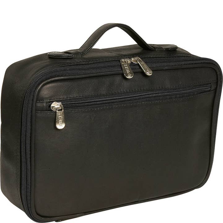 Piel Leather - Wholesale Makeup/Cosmetic Bag - HANGING COSMETIC UTILITY KIT