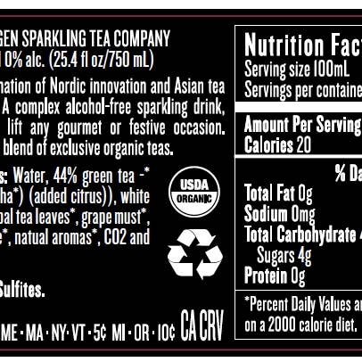 Zepeim - Wholesale Alcoholvrij aperitief - Copenhagen Sparkling Tea LYSEGRØN bruisende thee6