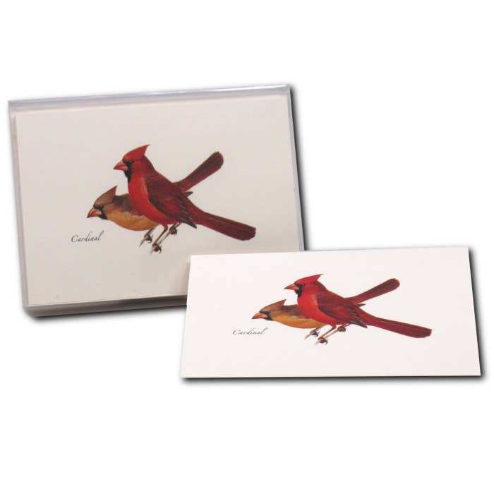 Earth Sky + Water - Wholesale Stationery/Notecard Set - Cardinal Notecard Set, Illustrated by Roger Tory Peterson