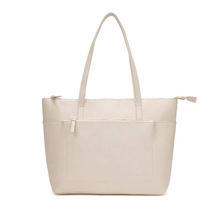 Ellas Trading – wholesale Tote bag – Women's – Large Tote Shoulder Bag with Zipper Closure and Inner Pocket1