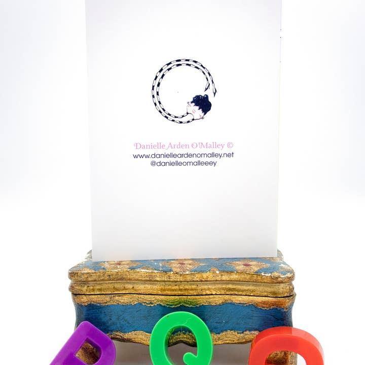 Danielle Arden O’Malley Art - Wholesale Birthday Card - Stripper Bachelor Or Birthday Party Blank Greeting Card With5