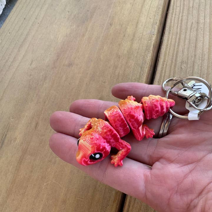 LNZ Custom Design - Wholesale Keychain - Kids - Gecko Keychain & Toy