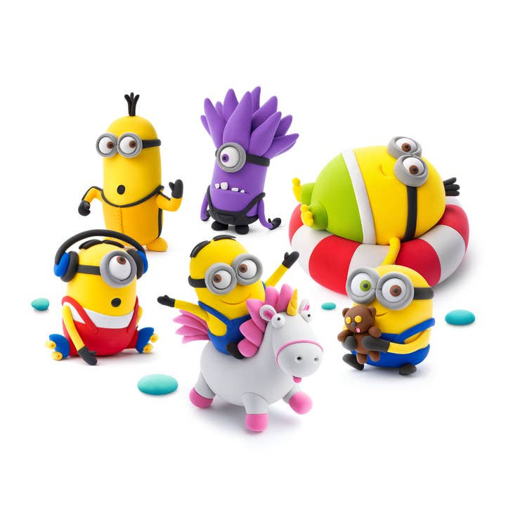 Fat Brain Toy Co. - Wholesale DIY Craft Kit - Hey Clay Minions - NEW