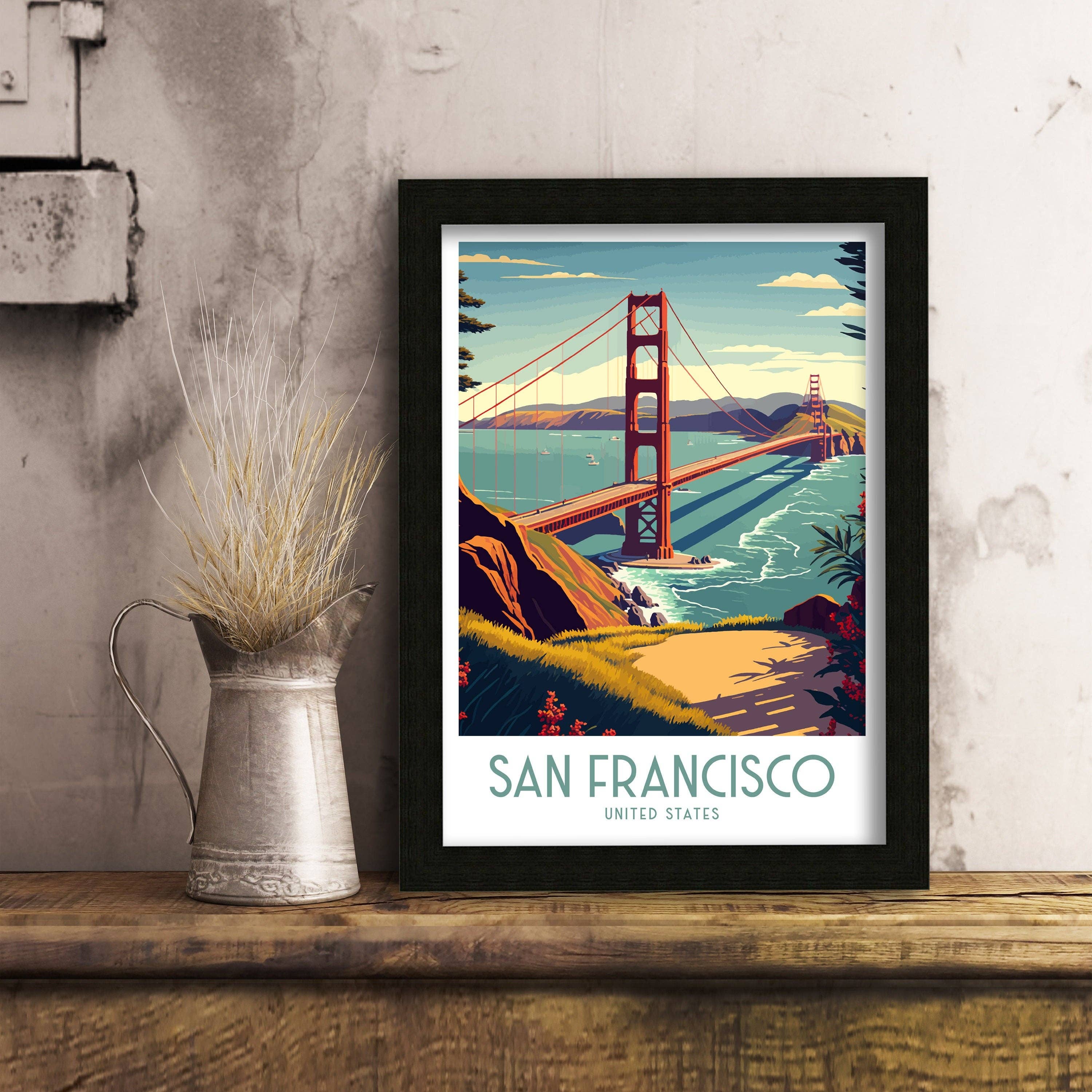 InkNPrintz – wholesale Poster – San Francisco Travel Poster3