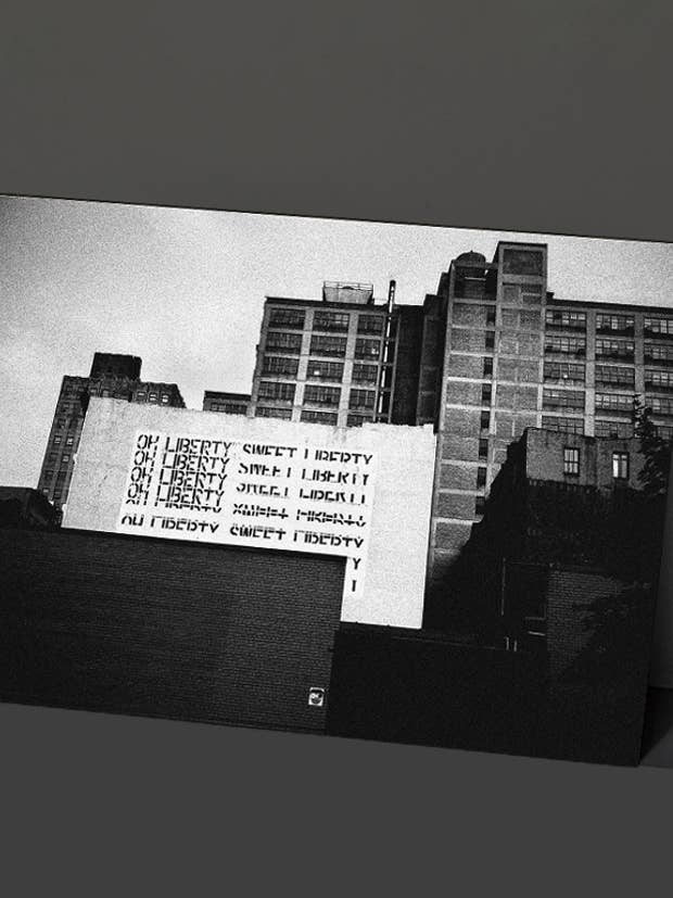 NYC / 140 Sweet Liberty v2 / Greeting Card for wholesale by Eliot Siegel & The British Art Gallery