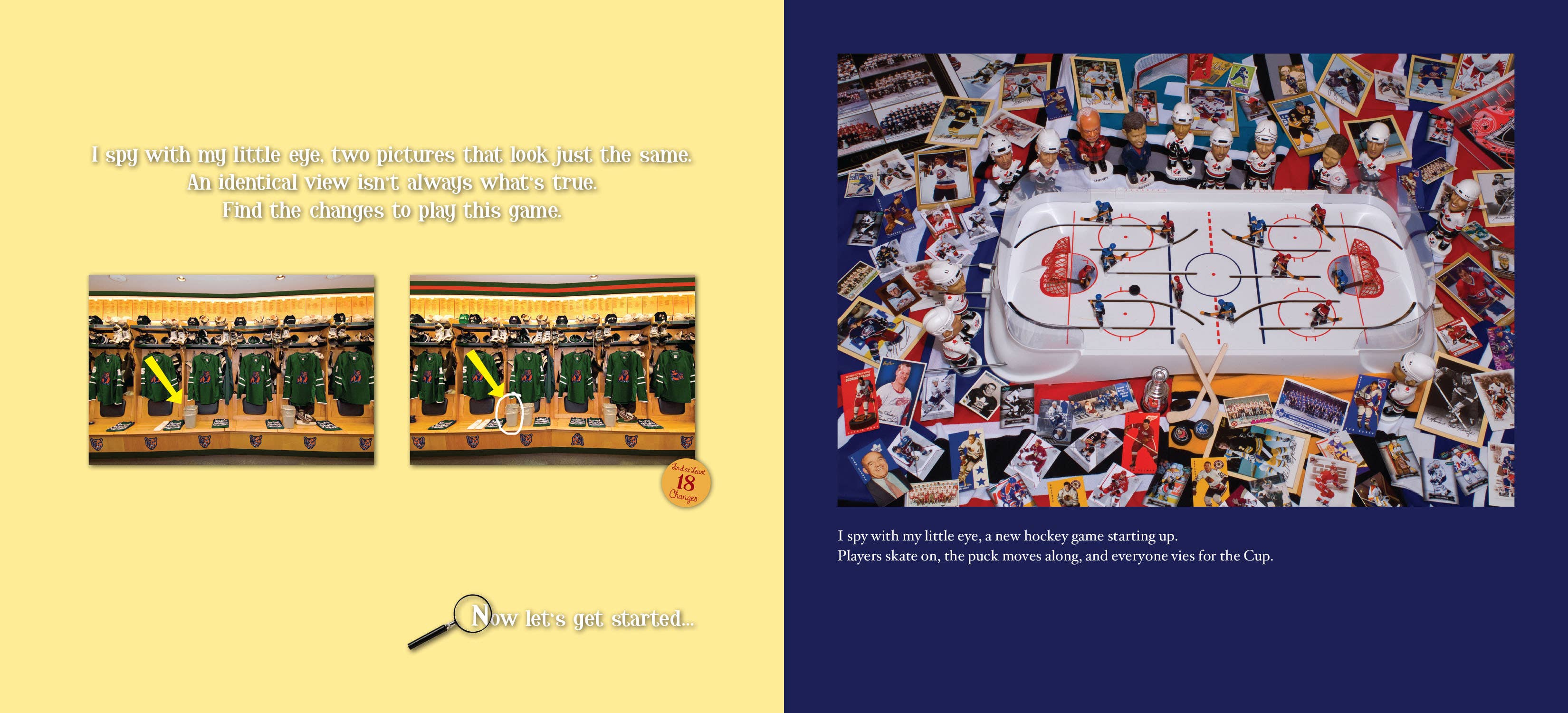 Sleeping Bear Press - Wholesale Coloring & Activity Book - Kids & Baby - I Spy with My Little Eye: Hockey1