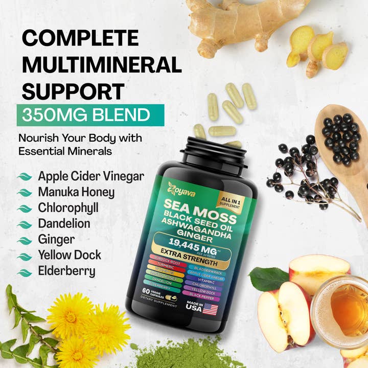 Zoyava – wholesale Oral supplement/vitamin – Sea Moss 16-in-1 Magic Moss Super Blend - 19,445MG
