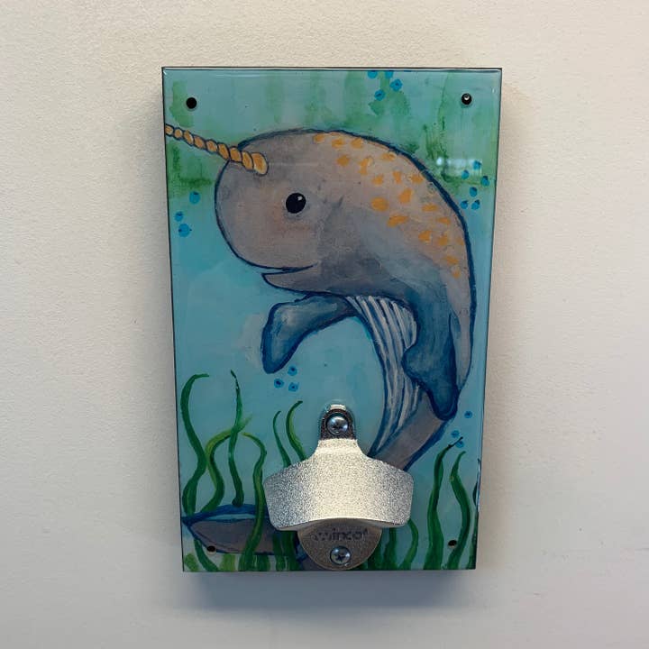 Narwhal Bottle Opener for wholesale by SWEET ART ATTACK